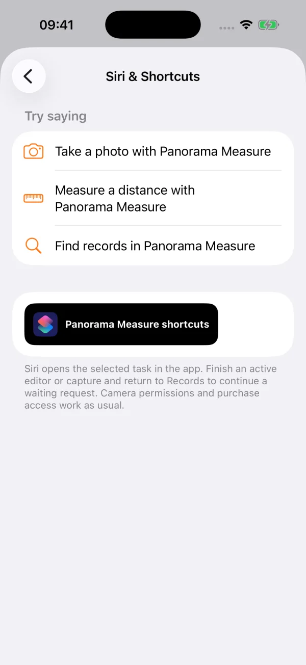 Preview of the English 1.1 Siri and Shortcuts instructions